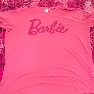 Barbie Hot Pink Graphic Tee/Sleepshirt